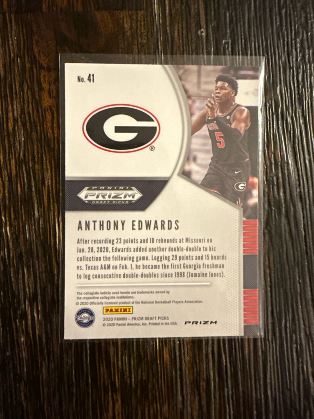 Anthony Edwards Rookie card - Picture 2 of 2